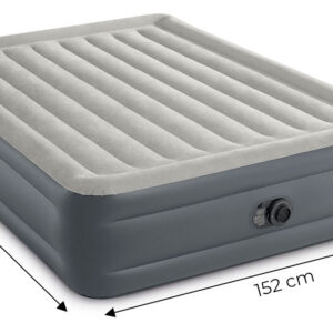 Didelis pripučiamas čiužinys 203x152 cm su integruota pompa INTEX 64126 - Image 9