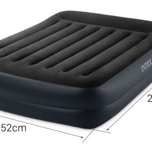 Pripučiamas oro čiužinys miegojimui 203x152 cm dvigulė lova INTEX 64124 - Image 9