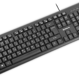 Klaviatūros ir pelės rinkinys REAL-EL Kit 511, juodos spalvos - Image 3