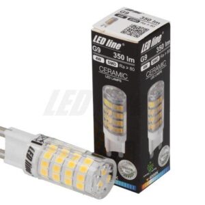 Lemputė LED G9 220-240V 4W 350lm neutraliai balta 4000K, LED line