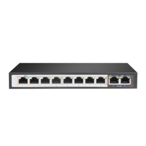 Extralink EX.14312 tinklo komutatorius Ne-valdomas L2 Gigabit Ethernet (10/100/1000) Maitinimas per Eternetą (PoE) Juoda