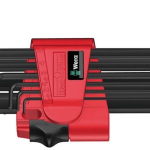 L-raktų šešiakampių rinkinys BlackLaser 950/9 Hex-Plus 6, 022086 Wera