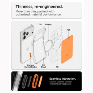 Spigen Ultra Hybrid T MagSafe iPhone 17 Pro / 18 Pro BLIZGUS ORANŽINIS - Image 9