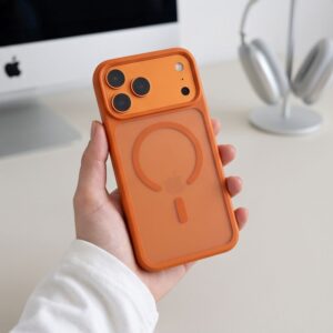 Tech-Protect MagMat MagSafe CC iPhone 17 Pro Max / 18 Pro Max MATINIS COSMIC ORANGE - Image 9