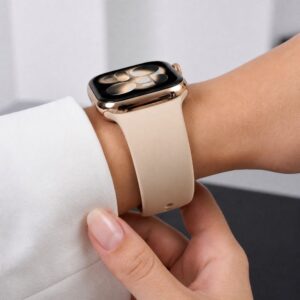 Tech-Protect SILIKONINIS DIRŽELIS WATCH 8 / 9 / 10 / 11 / 12 / SE / ULTRA (44 / 45 / 46 / 49 MM) WALNUT - Image 8