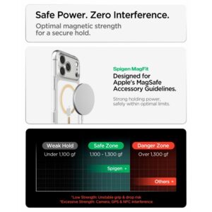 Spigen ULTRA HYBRID MagSafe iPhone 17 Pro / 18 Pro SKAIDRUS/AUKSINIS - Image 9