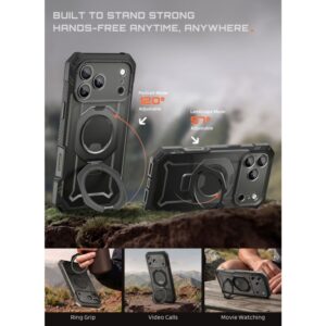 SupCase GRIP Pro MAG MagSafe iPhone 17 Pro Max / 18 Pro Max JUODAS - Image 9
