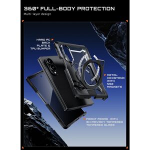 SupCase UB GRIP MAG MagSafe Samsung Galaxy Z FOLD 8 PRIVACY STIKLAS JUODAS - Image 9