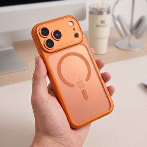 TECH-PROTECT MAGPEAK MagSafe CC iPhone 17 Pro Max / 18 Pro Max MATINIS COSMIC ORANGE - Image 9