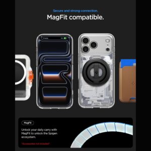 Spigen Ultra Hybrid MagSafe iPhone 17 Pro Max / 18 Pro Max ZERO ONE BALTAS - Image 9