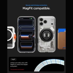 Spigen Ultra Hybrid MagSafe iPhone 17 Pro / 18 Pro ZERO ONE NATŪRALUS TITANAS - Image 9