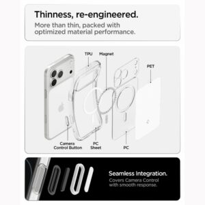 Spigen Ultra Hybrid T MagSafe iPhone 17 Pro / 18 Pro BLIZGUS BALTAS - Image 9