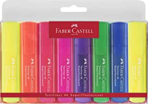 Teksto žymeklių rinkinys Faber-Castell Superfluorescent 8 spalvų