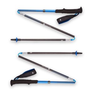 BLACK DIAMOND Distance Carbon Z-Pole žygio lazda Unisekso stiliaus Sulankstomas