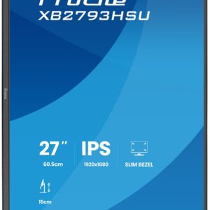 iiyama ProLite XB2793HSU-B1 kompiuterio monitorius 68,6 cm (27") 1920 x 1080 pikseliai „Full HD“ LED Juoda - Image 3