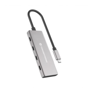 Conceptronic HUBBIES16G sąsajos šakotuvas USB 3.2 Gen 2 (3.1 Gen 2) Type-C 10000 Mbit/ai Pilka - Image 1