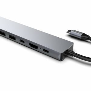 Inca ITPC-7T sąsajos šakotuvas C tipo USB 1000 Mbit/ai Aliuminis - Image 3