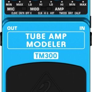 Behringer TM300 efektų pedalas Juoda, Mėlyna - Image 3