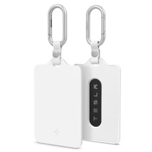 Spigen Tesla kortelių laikiklis, 1 vnt., baltas – Tesla rakto kortelė - Image 2