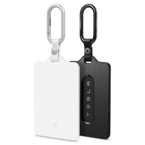 Spigen Tesla kortelių laikiklis, 2 vnt., juodas ir baltas – Tesla rakto kortelė