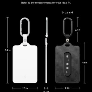 Spigen Tesla kortelių laikiklis, 2 vnt., juodas ir baltas – Tesla rakto kortelė - Image 7