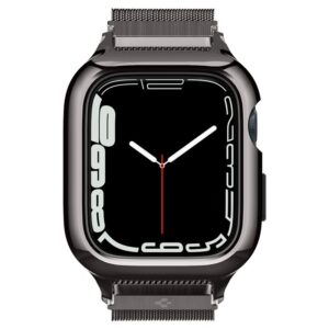 Spigen Metal Fit Pro, grafito spalvos – Apple Watch 9/8/7 45mm - Image 2