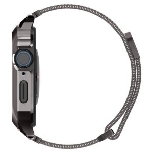 Spigen Metal Fit Pro, grafito spalvos – Apple Watch 9/8/7 45mm - Image 7