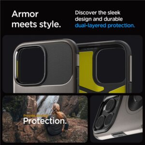 Spigen Slim Armor MagSafe, gunmetal spalvos – iPhone 16 Pro Max - Image 3