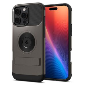 Spigen Slim Armor MagSafe, gunmetal spalvos – iPhone 16 Pro Max