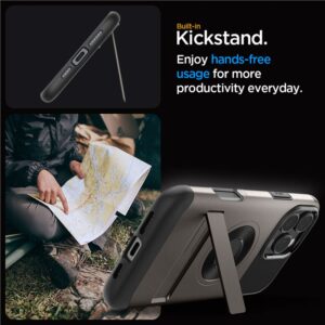 Spigen Slim Armor MagSafe, gunmetal spalvos – iPhone 16 Pro Max - Image 6
