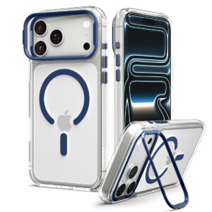Spigen Ultra Hybrid Optik S MagSafe, clear deep blue - iPhone 18 Pro/17 Pro - Image 4