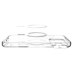 Spigen Ultra Hybrid MagSafe, skaidrus baltas – iPhone 18 Pro/17 Pro - Image 7