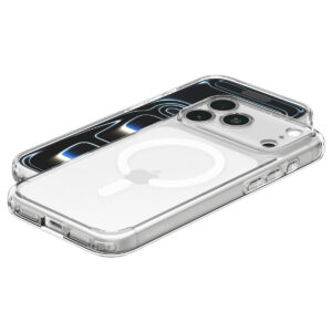 Spigen Ultra Hybrid MagSafe, skaidrus baltas – iPhone 18 Pro/17 Pro - Image 8