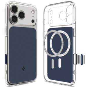 Spigen Ultra Hybrid T MagSafe, matinė mėlyna - iPhone 18 Pro/17 Pro - Image 4