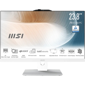 All-in-One PC MSI Modern AM242TP 1M-2022XEU Core 5 / 16GB / 512GB SSD / 24" FHD / Touchscreen / Windows 11 Pro (white)