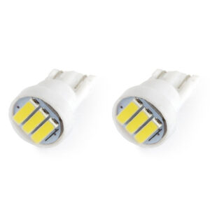 LED lemputės 2vnt. T10 W5W 3xSMD 7020 12V AMiO
