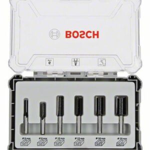 BOSCH FREZŲ RINKINYS 6 vnt. KOTAS 6mm TIESŪS