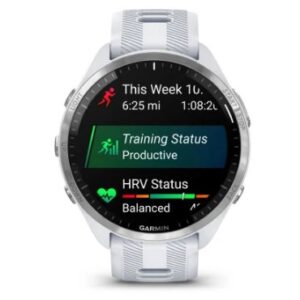 Garmin Forerunner 965 3,56 cm (1.4") AMOLED 47 mm Skaitmeninis 454 x 454 pikseliai Lietimui jautrus ekranas Balta „Wi-Fi“ GPS (palydovinis) - Image 2