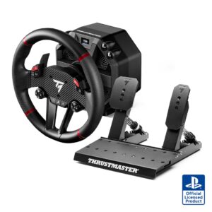 Thrustmaster T598-P Juoda, Raudona USB Vairas + pedalai Analoginis / skaitmeninis PC, PlayStation 4, PlayStation 5