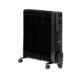 Elektrinis alyvos šildytuvas su nuotolinio valdymo pultu CAMRY CR 7814 13 pelekų, 2500 W juodos spalvos - Image 2