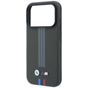 BMW M Quadrille Kevlar Tricolor Print Lines MagSafe dėklas, skirtas iPhone 18 Pro / 17 Pro, antracito spalvos - Image 6