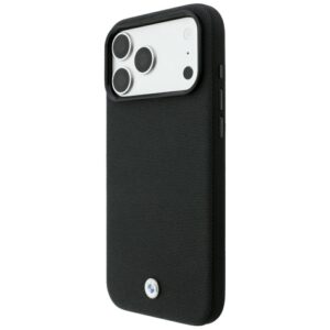 BMW Kevlar Metal Logo MagSafe dėklas, skirtas iPhone 18 Pro / 17 Pro, juodas - Image 2