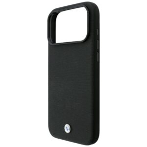 BMW Kevlar Metal Logo MagSafe dėklas, skirtas iPhone 18 Pro / 17 Pro, juodas - Image 6
