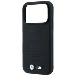 BMW M Blue Perfo metalinis logotipas MagSafe dėklas, skirtas iPhone 18 Pro Max / 17 Pro Max, juodas - Image 6