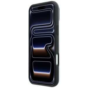 Dėklas BMW M Blue Perfo Metal Logo MagSafe, skirtas iPhone 18 Pro / 17 Pro, pilkas - Image 5
