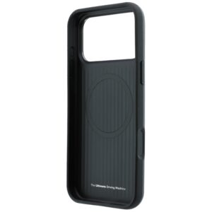 Dėklas BMW M Blue Perfo Metal Logo MagSafe, skirtas iPhone 18 Pro / 17 Pro, pilkas - Image 7