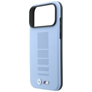 BMW M Blue Perfo metalinis logotipas MagSafe dėklas, skirtas iPhone 18 Pro Max / 17 Pro Max, mėlynas - Image 6