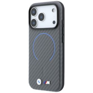 Dėklas BMW M Carbon Printed Ringl MagSafe, skirtas iPhone 18 Pro / 17 Pro, antracito spalvos - Image 2