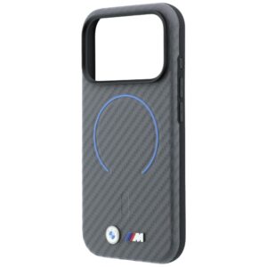 Dėklas BMW M Carbon Printed Ringl MagSafe, skirtas iPhone 18 Pro / 17 Pro, antracito spalvos - Image 6