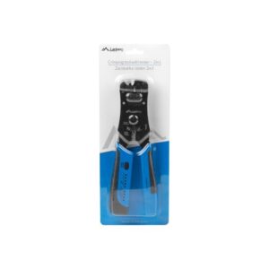 Lanberg NT-0203 kabelių užspaudimo replės Kerpamosios žnyplės Juoda, Mėlyna